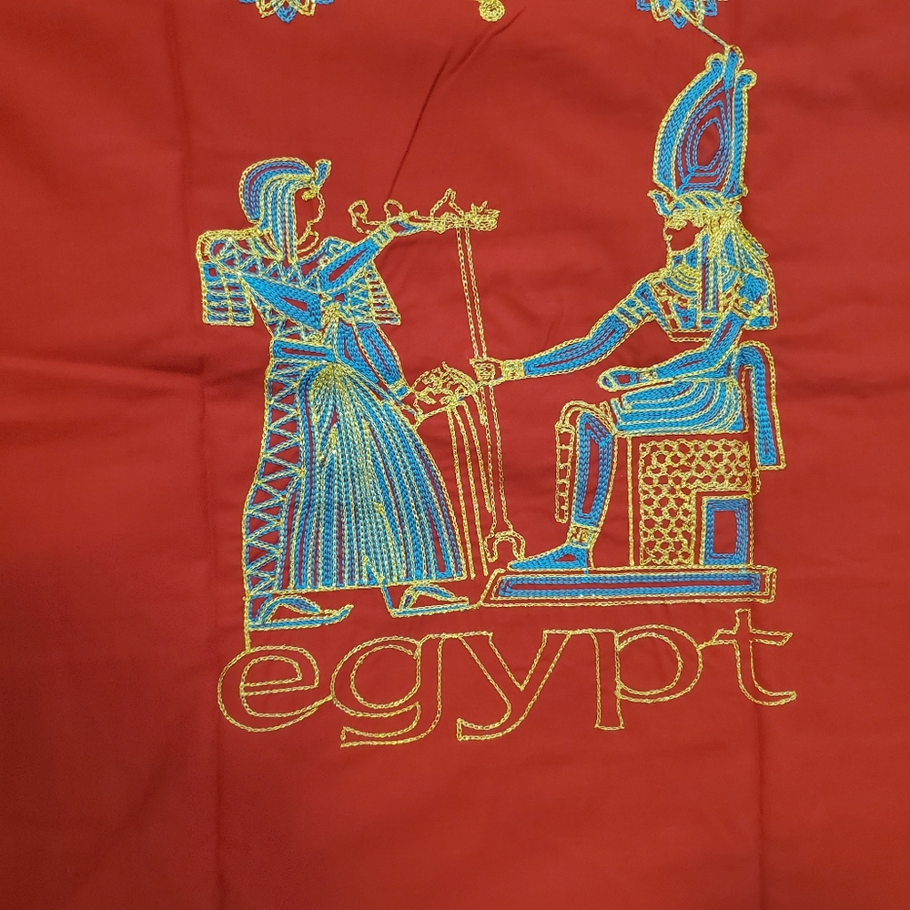 NWOT Egyptian Souvenir Embroidered Dress - Picture 3 of 5